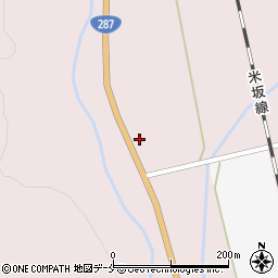 山形県米沢市下小菅594周辺の地図