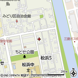 市営松浜町住宅はまゆう周辺の地図