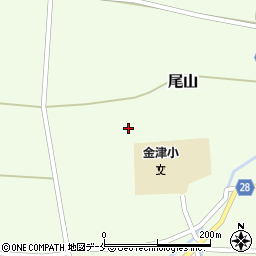 宮城県角田市尾山荒町周辺の地図
