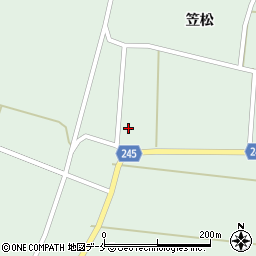 宮城県角田市枝野吉原周辺の地図