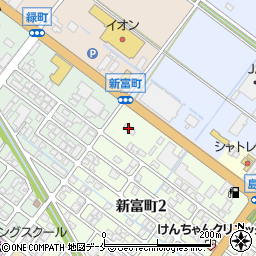 セブンイレブン新発田新富町２丁目店周辺の地図