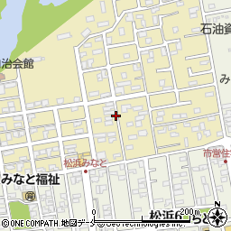 新潟県新潟市北区松浜みなと周辺の地図