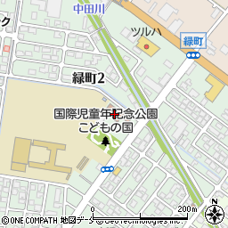 新発田市　教育施設児童センターこうぬま児童クラブ周辺の地図