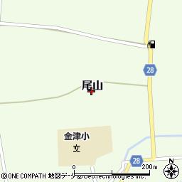 宮城県角田市尾山荒町104-5周辺の地図