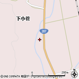 山形県米沢市下小菅604周辺の地図