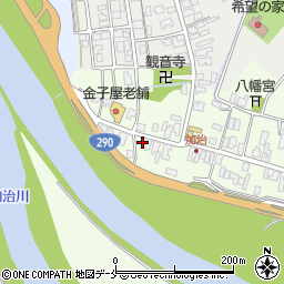 新潟県新発田市早道場52周辺の地図