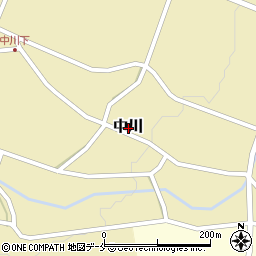 〒959-2515 新潟県新発田市中川の地図