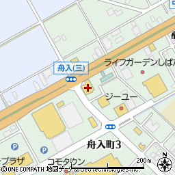 アオキ新発田店周辺の地図