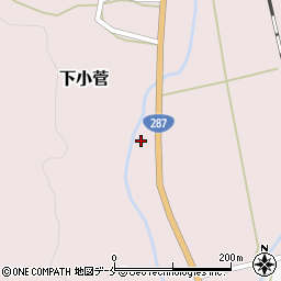 山形県米沢市下小菅603周辺の地図
