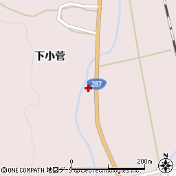 山形県米沢市下小菅602周辺の地図