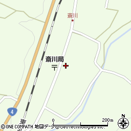 宮城県白石市斎川町屋敷38周辺の地図