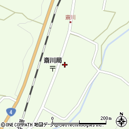 宮城県白石市斎川町屋敷37周辺の地図