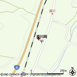 宮城県白石市斎川町屋敷15周辺の地図