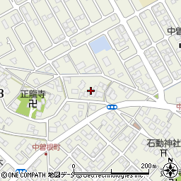 新潟県新発田市中曽根町周辺の地図