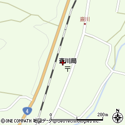 宮城県白石市斎川町屋敷16周辺の地図