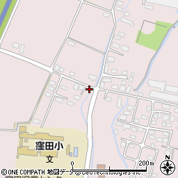 山形県米沢市窪田町窪田725-1周辺の地図
