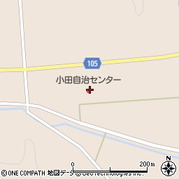 宮城県角田市小田福田周辺の地図
