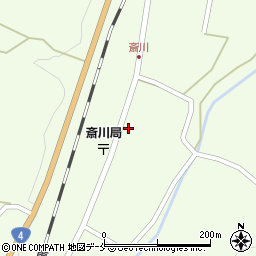 宮城県白石市斎川町屋敷35周辺の地図