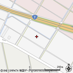 新潟県聖籠町（北蒲原郡）三賀周辺の地図