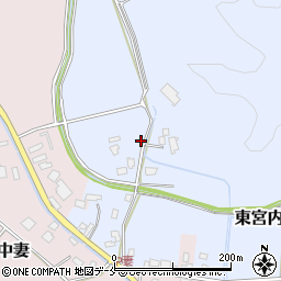新潟県新発田市東宮内365周辺の地図