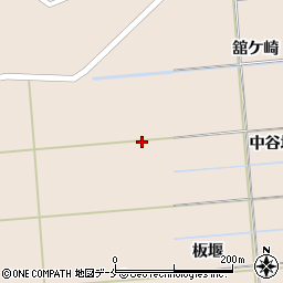 宮城県角田市小田（中谷地）周辺の地図