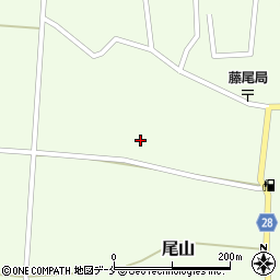 宮城県角田市尾山横町周辺の地図