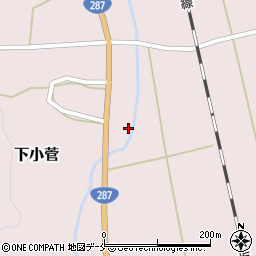 山形県米沢市下小菅630周辺の地図
