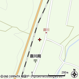 宮城県白石市斎川町屋敷26周辺の地図
