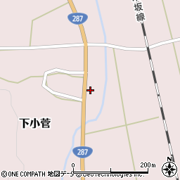 山形県米沢市下小菅947-2周辺の地図