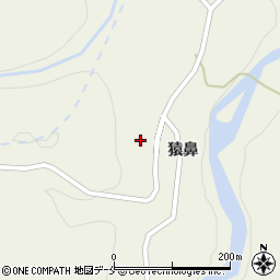 宮城県白石市小原猿鼻19-2周辺の地図