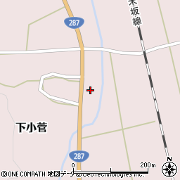山形県米沢市下小菅945周辺の地図