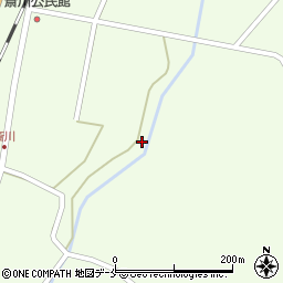 宮城県白石市斎川町尻中周辺の地図
