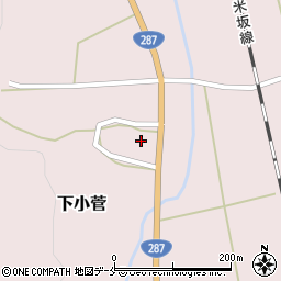 山形県米沢市下小菅1720周辺の地図