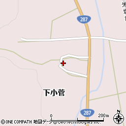 山形県米沢市下小菅666周辺の地図