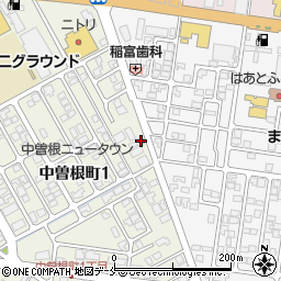 新発田城北簡易郵便局周辺の地図