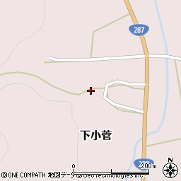 山形県米沢市下小菅671周辺の地図