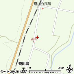 宮城県白石市斎川町尻南2周辺の地図