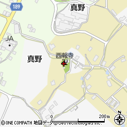 西報寺周辺の地図