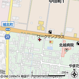 新発田ヤクルト　販売株式会社周辺の地図