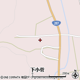 山形県米沢市下小菅968-3周辺の地図