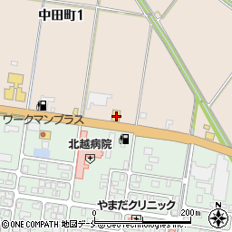 新潟県新発田市中田町1丁目1209周辺の地図