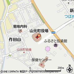 山元町役場　企画財政課周辺の地図