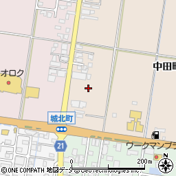 新潟県新発田市中田町1丁目5周辺の地図