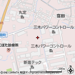 山形県米沢市窪田町窪田字八幡堂前周辺の地図