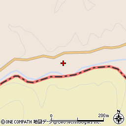 宮城県刈田郡七ヶ宿町杉沢口周辺の地図