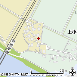 新潟県新発田市下小松周辺の地図