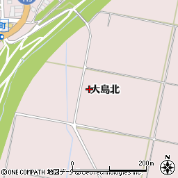 宮城県角田市角田（大島北）周辺の地図