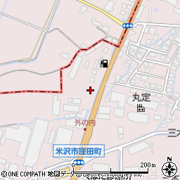 株式会社タルイシ米沢営業所周辺の地図