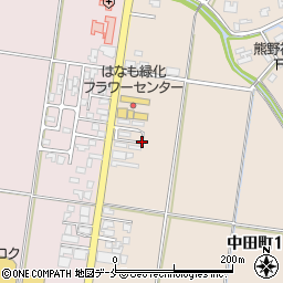 新潟県新発田市中田町1丁目6周辺の地図