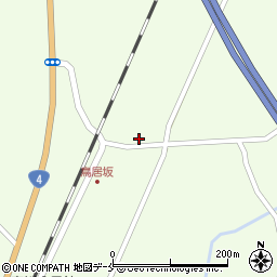 宮城県白石市斎川新町尻周辺の地図